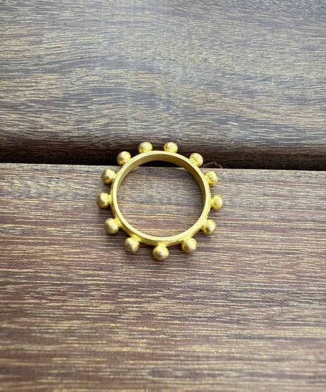 Hima ヒマ 22Kgold ダイヤモンド つぷつぷ エタニティーリング