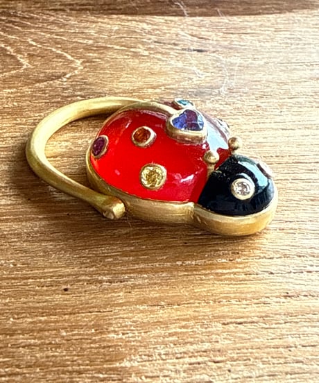 Hima ヒマ 22kgold タンザナイト♡ てんとう虫🐞リング