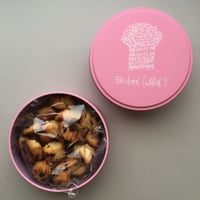 ミニのスコーン缶　マットピンク