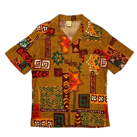 70's Sears Cotton Hawaiian Shirt size M