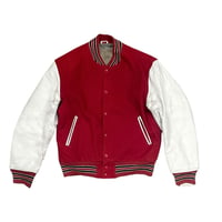 Golden Bear Stadium Jkt   MADE IN USA 90s~ Red Size-M