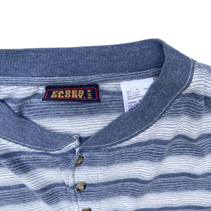 Striped 2024 henley shirt