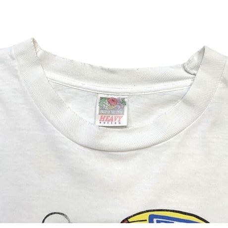 90-00's GTE VISA DOG DAMAGED T-SHIRT size XL