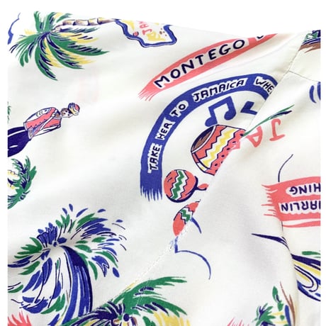 Vintage Jamaica Rayon Shirt size M
