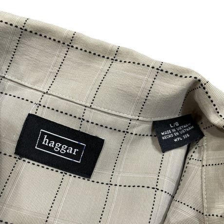 haggar Box Shirt Size-L