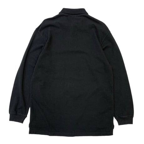 90-00's BANANA REPUBLIC COTTON L/S POLO SHIRT size XL