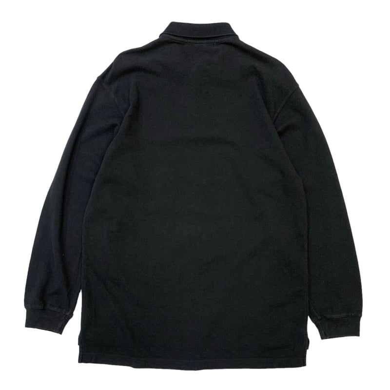 90-00's BANANA REPUBLIC COTTON L/S POLO SHIRT s