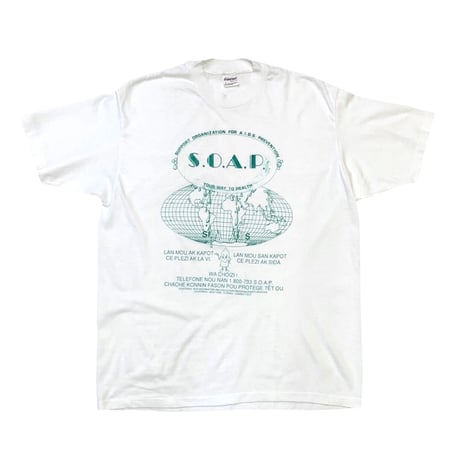 90's S.O.A.D T-SHIRT MADE IN USA size XL・MINT CONDITION