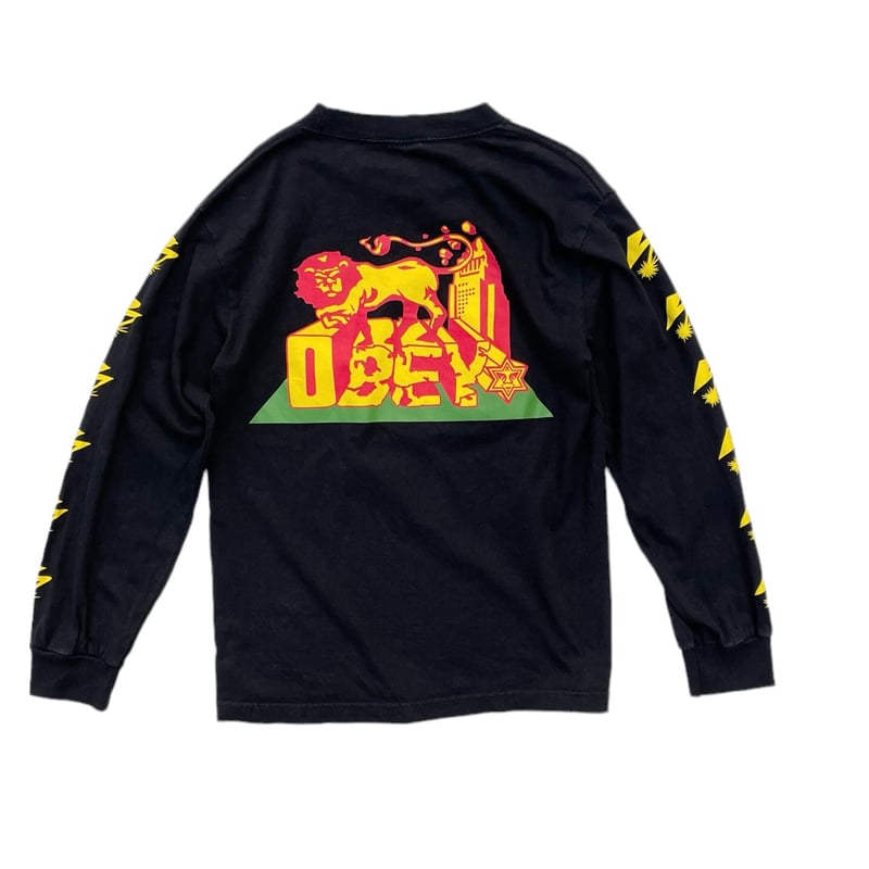 BAD BRAINS × OBEY L/s Tee Size-S | kiraku Store