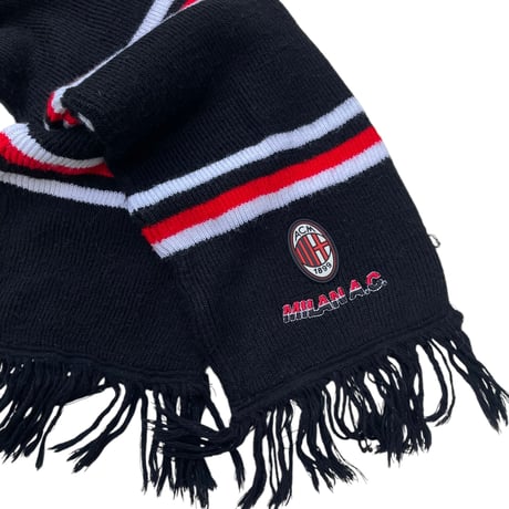 A.C MILAN Scarf Size-150×22cm MADE IN ITALY