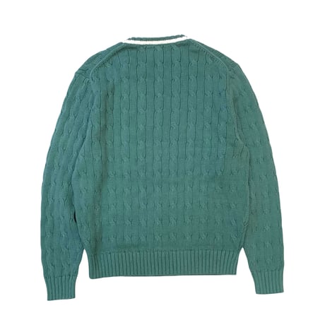 J.CREW COTTON CABLE KNIT size L