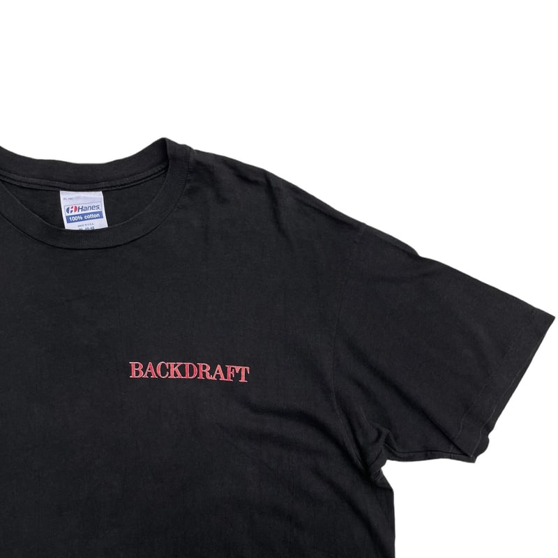 Movie BACKDRAFT Tee?‍? Size-L 90s MADE IN USA |
