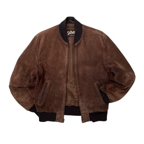 Schott Suede Zip Jkt Size-38 MADE IN USA