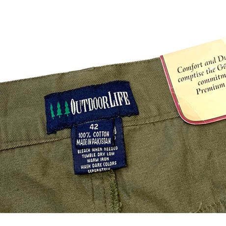 🌲DEAD STOCK OUTDOORLIFE COTTON PANTS size 42inch