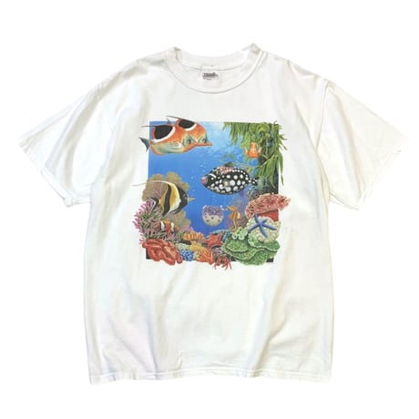 00's HUMAN-I-TEES SEA T-SHIRT size M程度