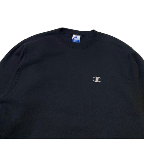 90's CHAMPION BLACK SWEATER size M・MADE IN USA🇺🇸