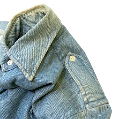〜70's BEAU GENTRY DENIM SHIRT size M