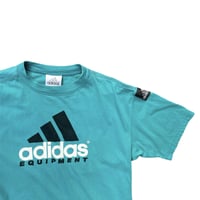 adidas  EQUIPMENT Tee size L Green 90s~
