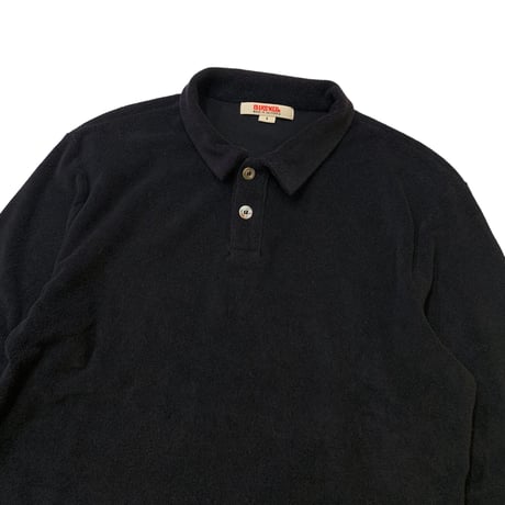 PILE L/S POLO SHIRT size L MADE IN USA