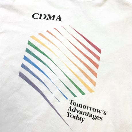 80-90's QUALCOMM CDMA T-SHIRT size XL