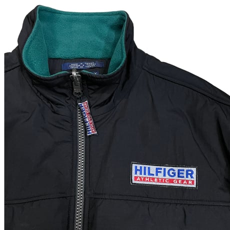 TOMMY HILFIGER Zip Fleece Size-L 90s~ Condition-mint