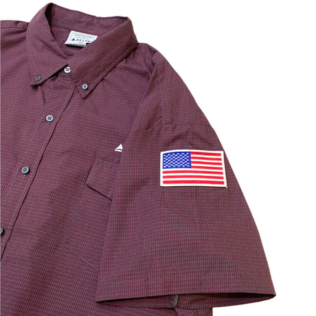 BIG SIZE DELTA PINCHECK WORK SHIRT size XXXL