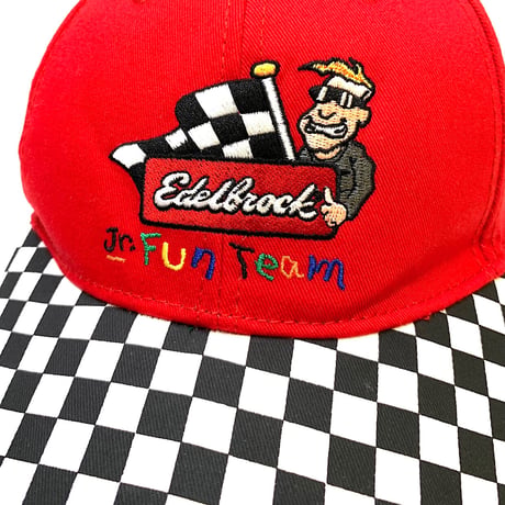 Edelbrock Checker Flag Cap・Mint Condition