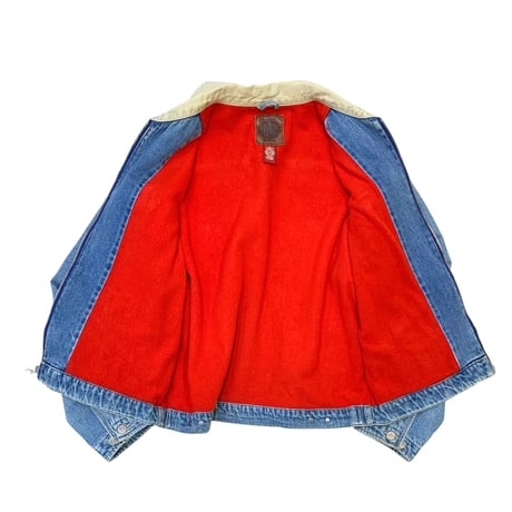 GAP BLUE JEANS  FLEECE LINER DENIM JACKET size M程