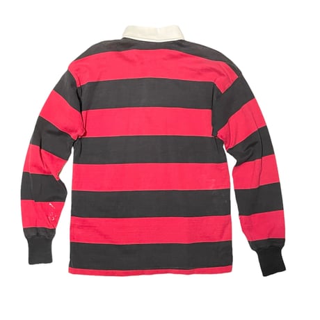 LAND’S END🏉 Rugby Shirt Size-M 大き目 MADE IN USA 90s~
