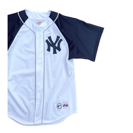 New York Yankees S/s Shirt Majestic Size-M 2000’s~