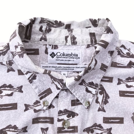 Columbia Fish B.D Shirts Size-XL