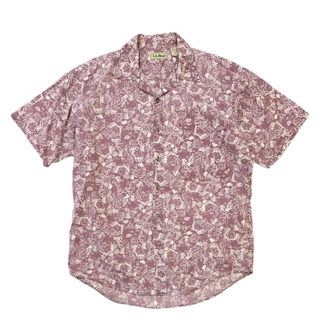 90's L.L.Bean Cotton Aloha Shirt size M