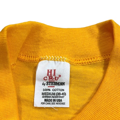 HI-CRU by STEDMAN Pocket Tee Dead Stock 70s~80s Size-M