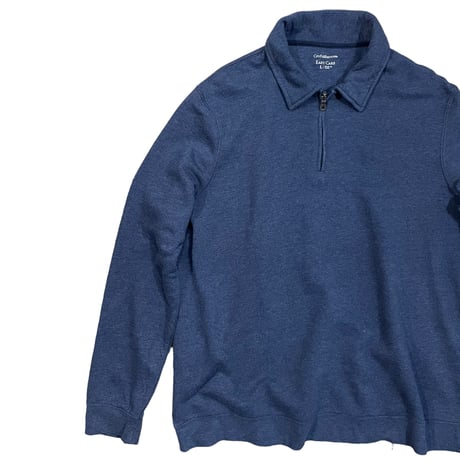 Croft & Barrow Zip Sweater Size-L Navy