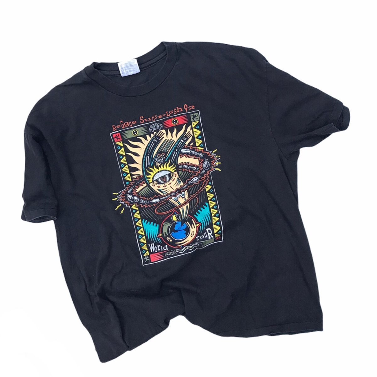 希少品！90s/USA製/REGGAE SUNSPLASH/Tシャツ/L Original vintage 1992 Reggae Sunsplash Shirt | WyCo Vintage