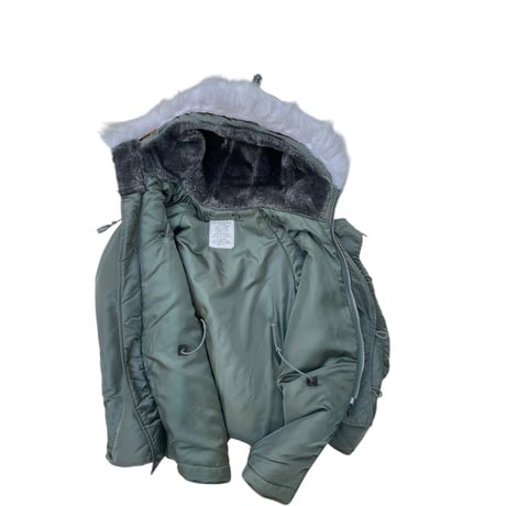 ALPHA INDUSTRIES N-3B Jacket Size-MEDIUM 80s.90s~ MADE IN USA