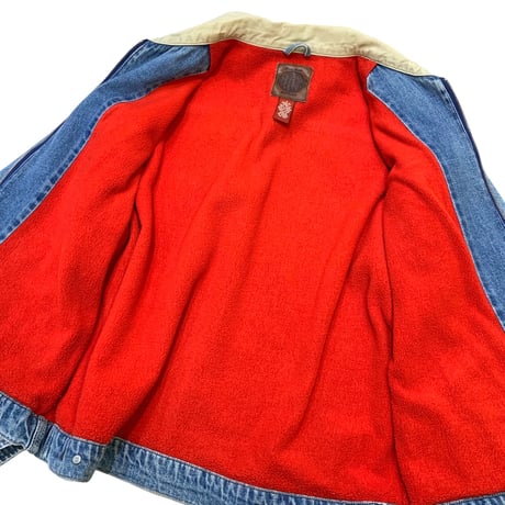 GAP BLUE JEANS  FLEECE LINER DENIM JACKET size M程