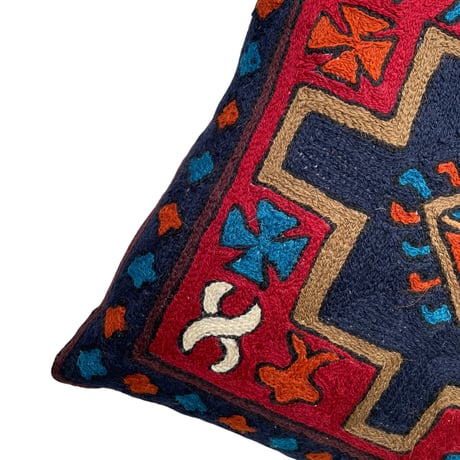 New Handmade Chain Stitch Cushion Size-45×45cm