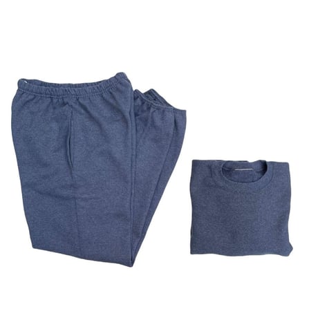 2000’~ Nos Hanes ULTIMATE COTTON Sweater Set-up  Size “Tops L~XL”  “Pants M 大き目”