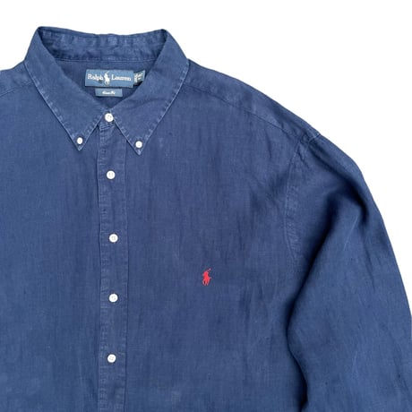 Polo Ralph Lauren 100%Linen L/s B.D Shirt Size2XLT