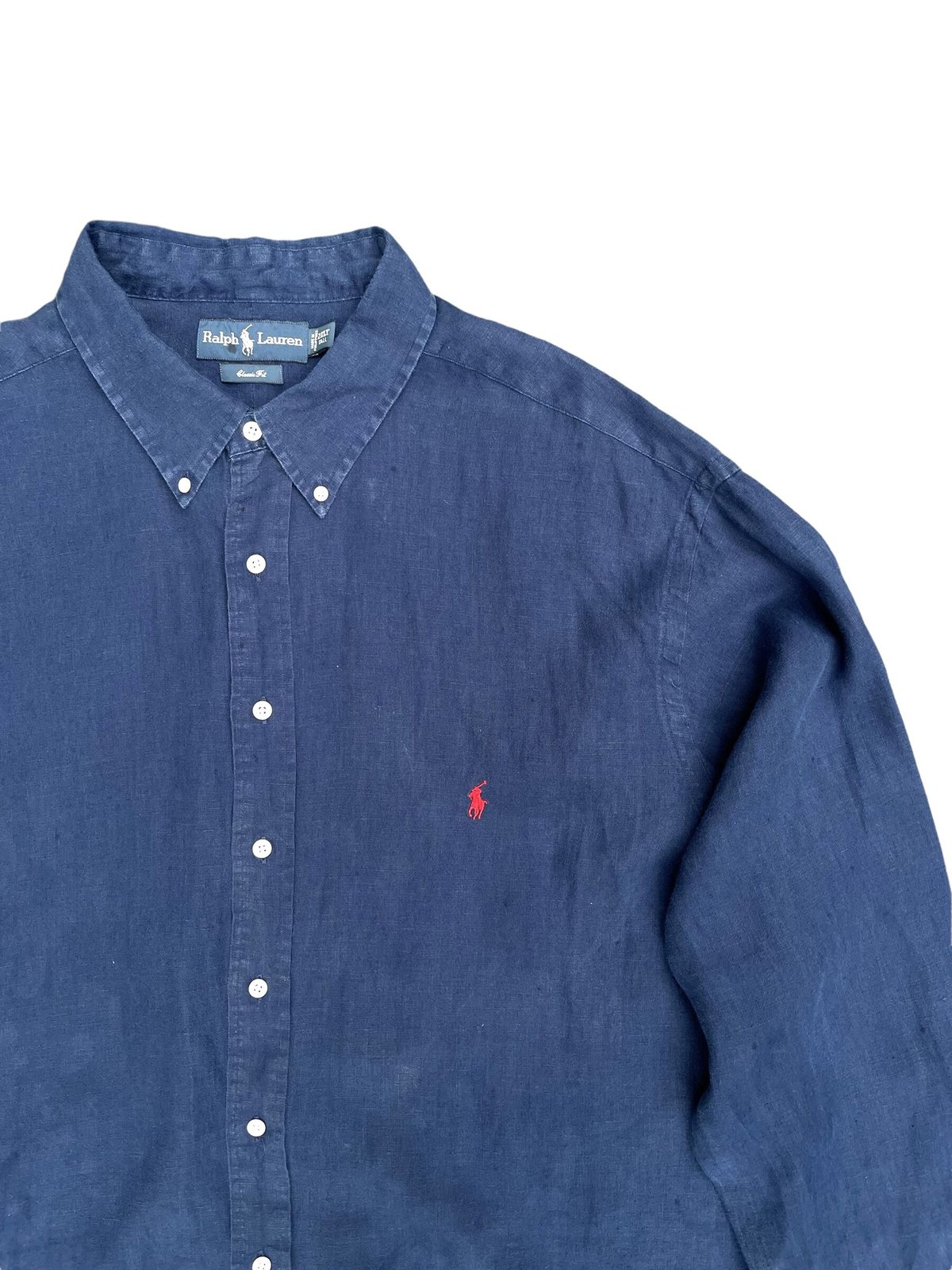 Polo Ralph Lauren 100%Linen L/s B.D Shirt Size2