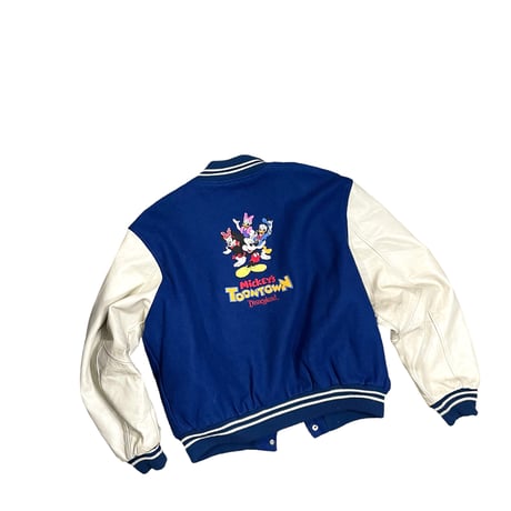 💙Mickey Varsity Jacket💙  Size-XXL MADE IN USA 90s~