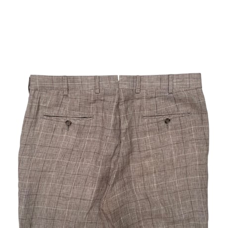 SOLBIATI SPECIAL SELECTION FOR Brooks Brothers LINEN Slacks Size-w35 L30程