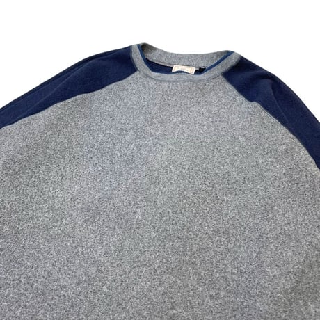 Raglan Sleeve Fleece Sweater size L〜XL程