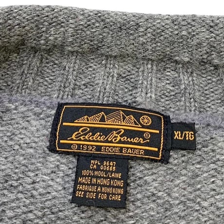 Womens Eddie Bauer Wool Knit Jacket size Womens XL