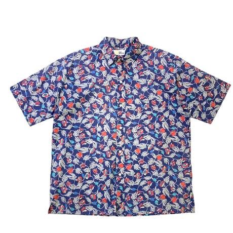 80's REYN SPOONER HAWAIIAN SHIRT size XL程度