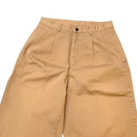 90's L.L.Bean 2Tuck Chino Pants size 32inch程
