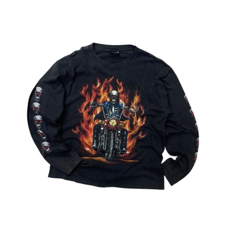 Ghost Rider L/s Tee Size-L