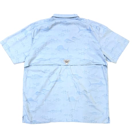 Columbia PFG Fish Pattern Shirt size XL
