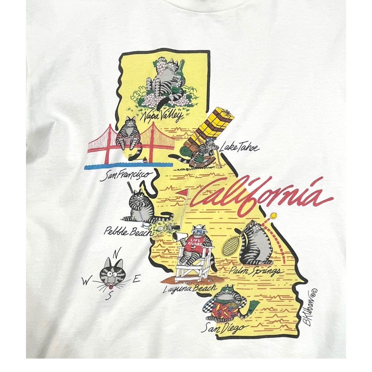 Crazy Shirts California🌴 Size-M MADE IN USA 90s